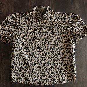 Zara Animal Print Top